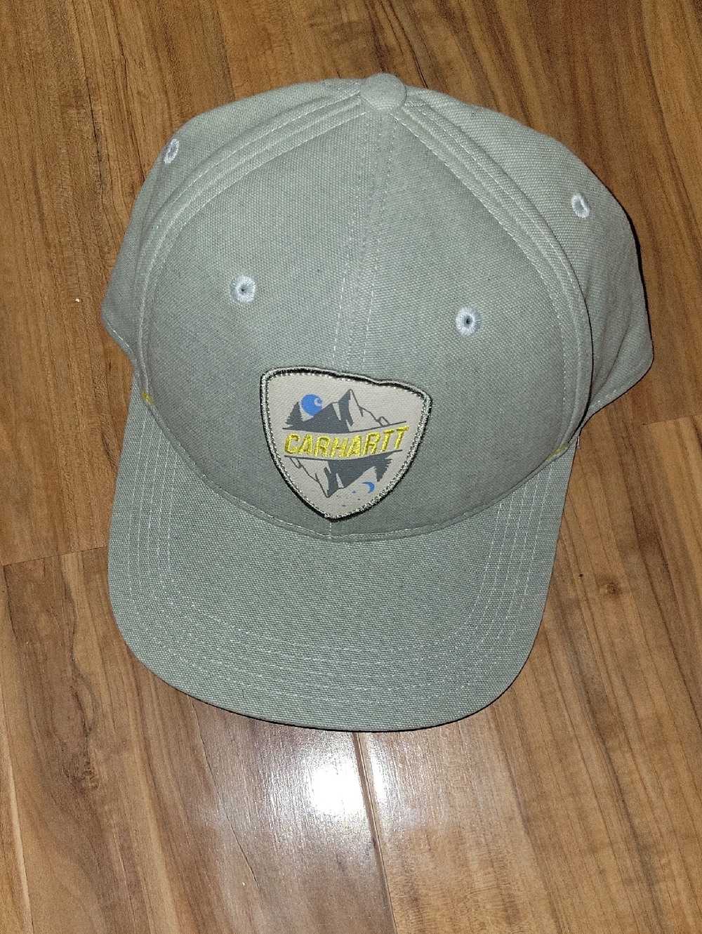 Carhartt Light Sage Green Canvas Patch Baseball Cap